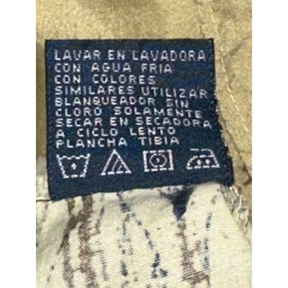 Andrew Fezza New York 100% Rayon Multi Green Hues Men’s Long Sleeve Shirt Size X - Picture 7 of 8